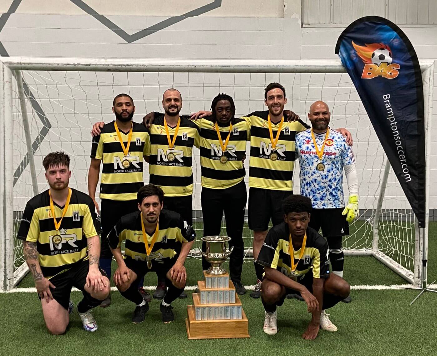 Playoff Soccer Returns to the Brampton Soccer Centre. C4N! Winter Division A Champions.
