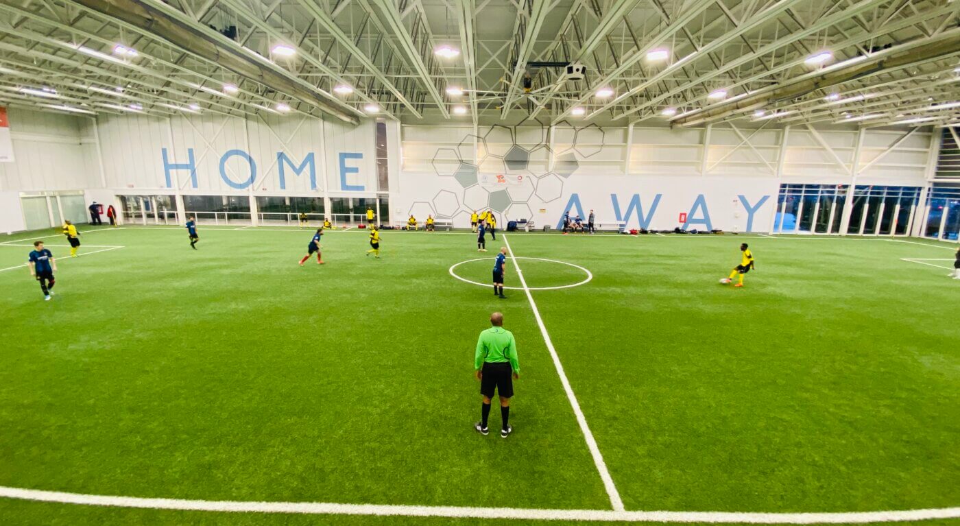 2023 Indoor Soccer Registration featuring the BAS Winter 2022 Session Kicks Off - Monks FC vs. Absolute FC