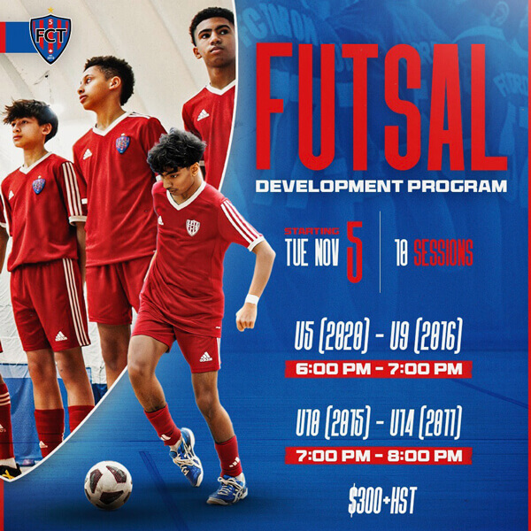 Fustal Club Toronto – Futsal Development Program 24/25