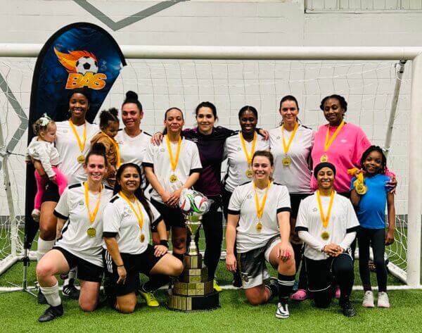 Vagabonds win their 2nd consecutive title as the women's 2024 Winter Champions.