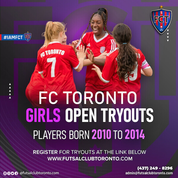 Fustal Club Toronto – 2024/25 Tryouts Girls